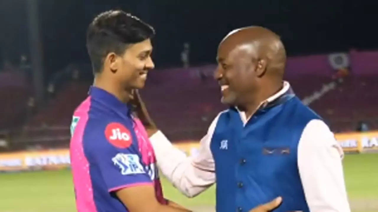 Watch: Jaiswal’s unforgettable moment, races to hug ‘idol’ Lara