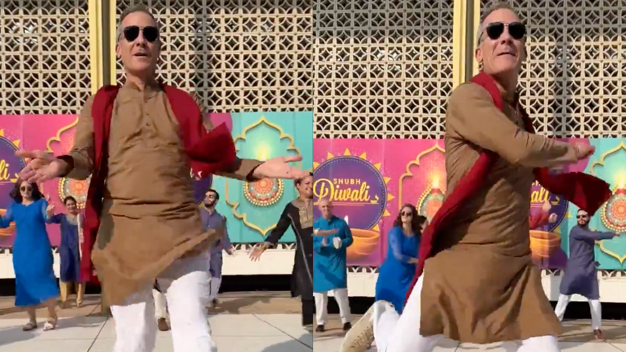 US Ambassador to India Eric Garcetti’s ‘Tauba Tauba’ Diwali party dance goes viral