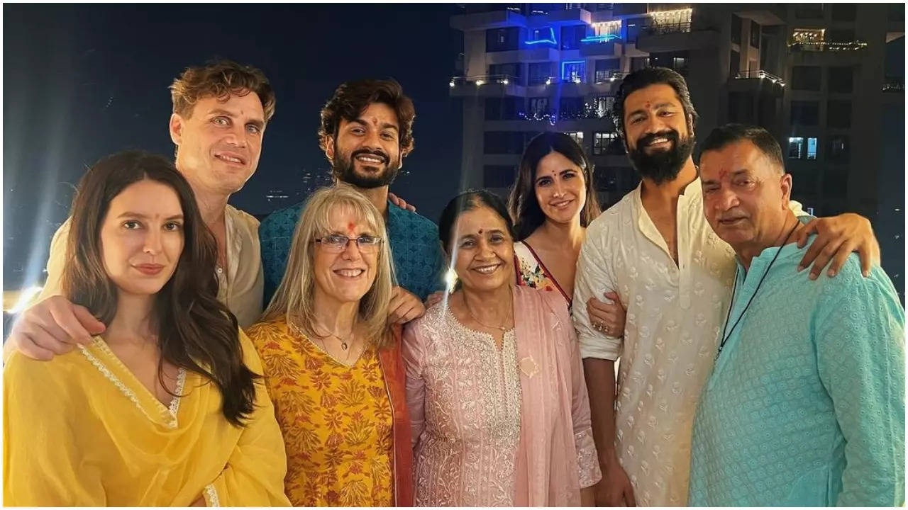 When Vicky-Kat celebrated Diwali with family