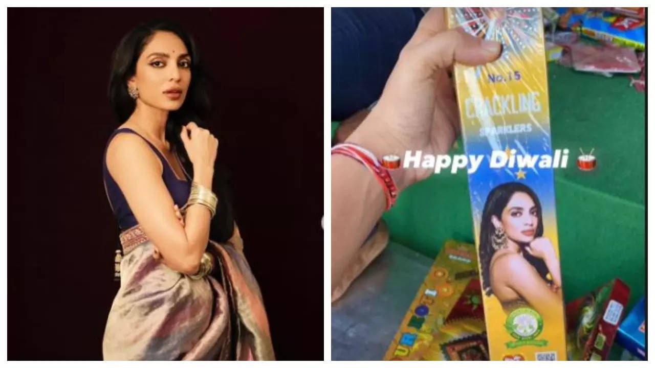 Sobhita shares pic of phuljhadi packet with her face