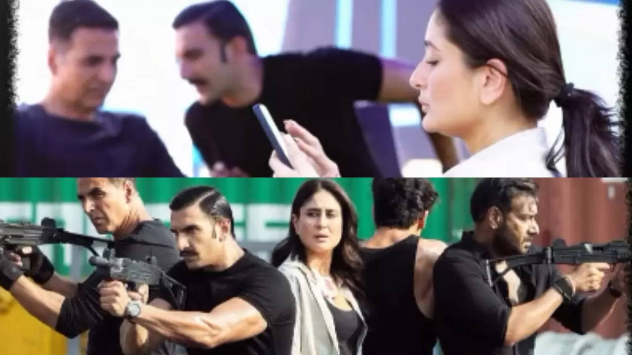 ​Kareena drops BTS photos with Ajay and others