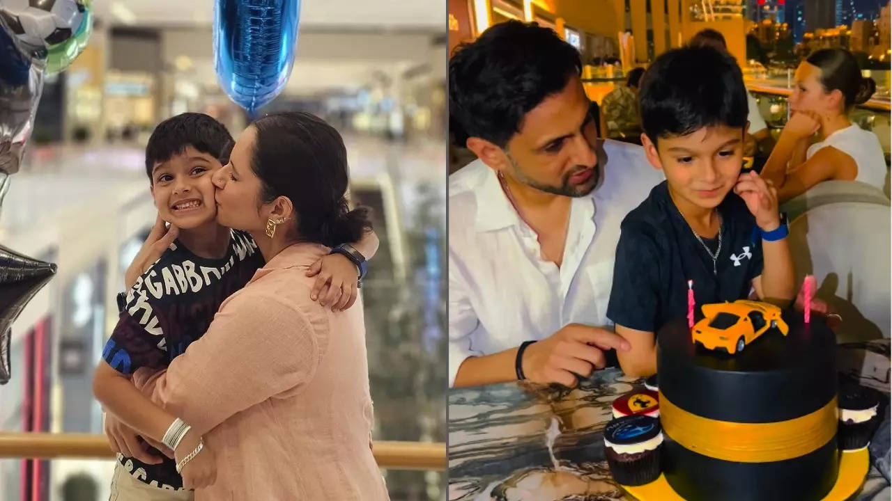 Sania, Shoaib celebrate son’s b’day separately