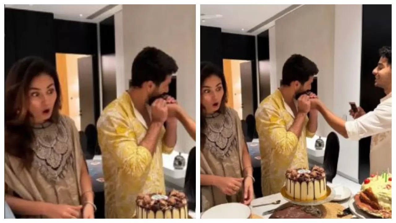 Ishaan celebrates birthday with Shahid and Mira