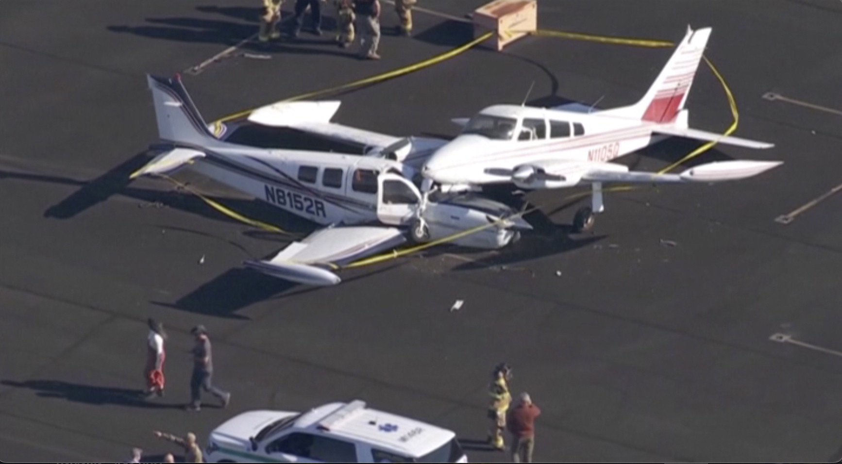 Officials say 2 taken to hospitals after small plane accident at Pennsylvania airport