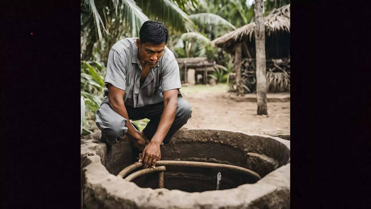 An ancient well that lets people see their past lives