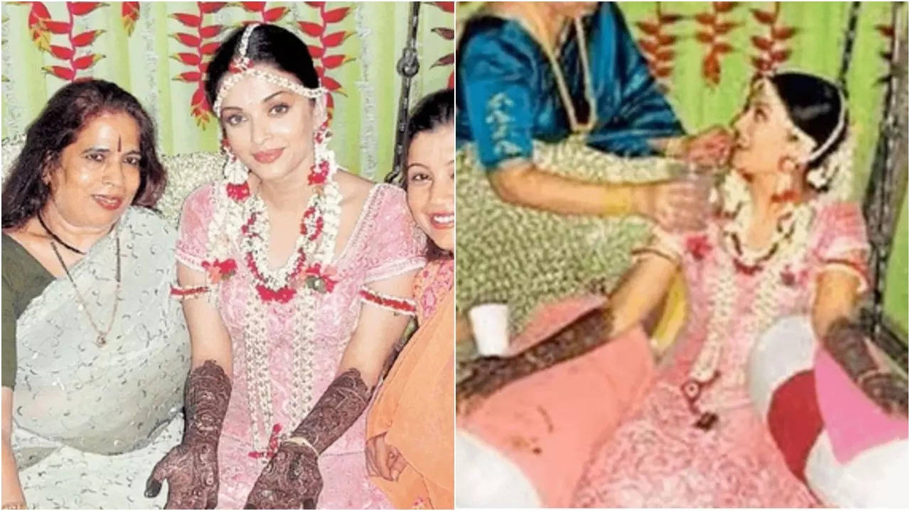 Aishwarya Rai Bachchan’s mehendi PICS go viral