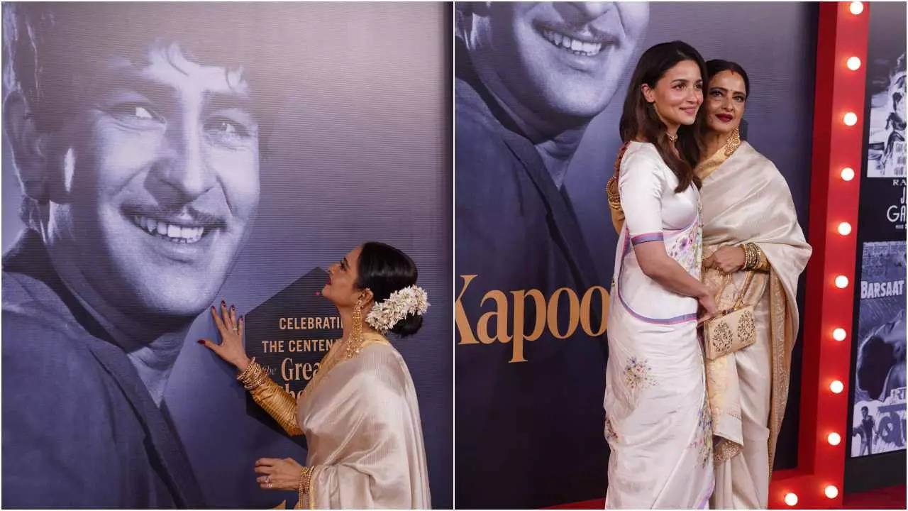 Rekha gets emotional as she pays tribute to Raj Kapoor