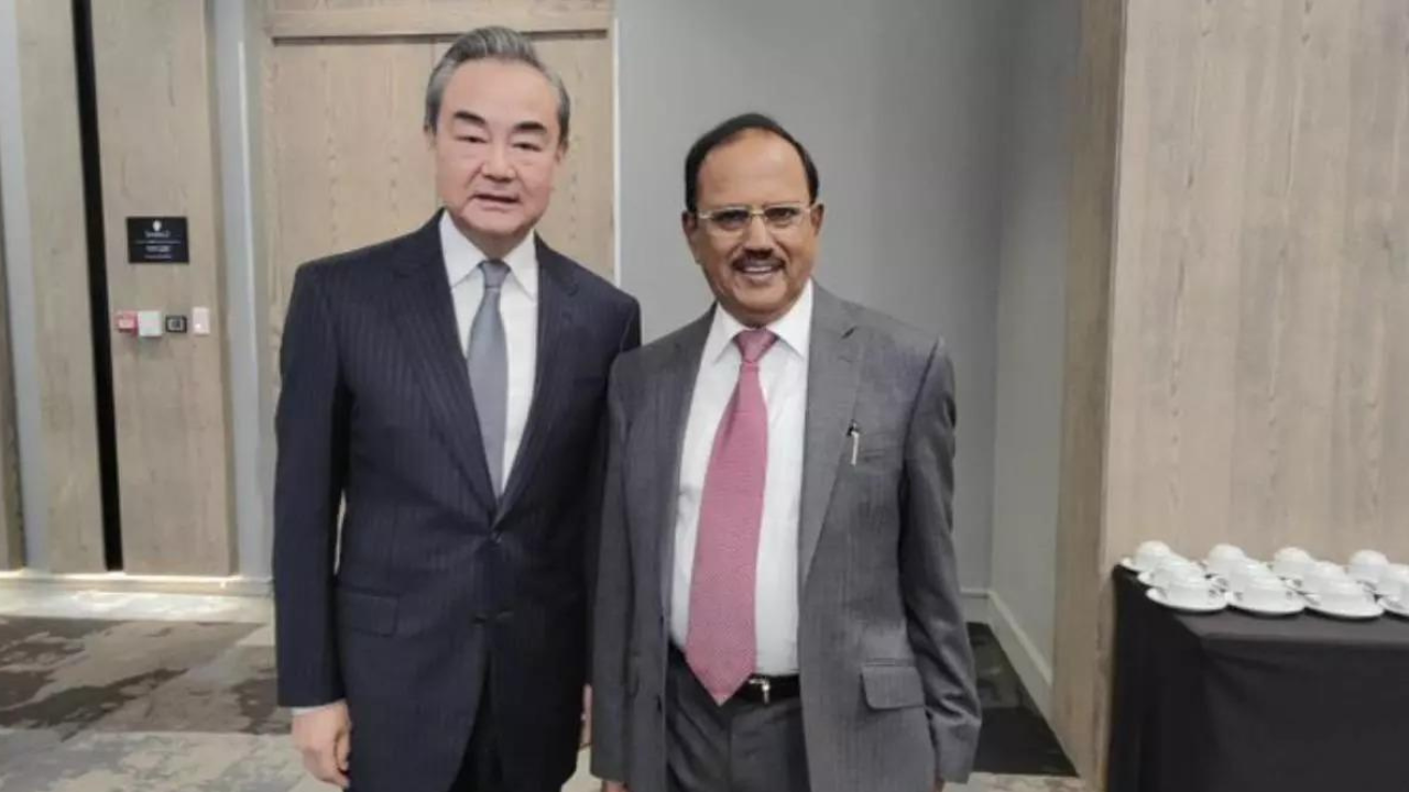 NSA Ajit Doval meets China FM Wang Yi; Beijing says ‘ready to work with India’