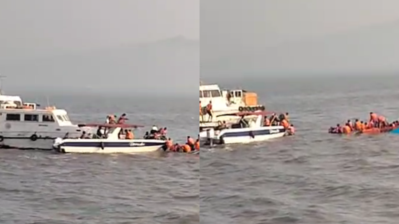 1 dead after ferry capsizes in Mumbai, rescue ops on