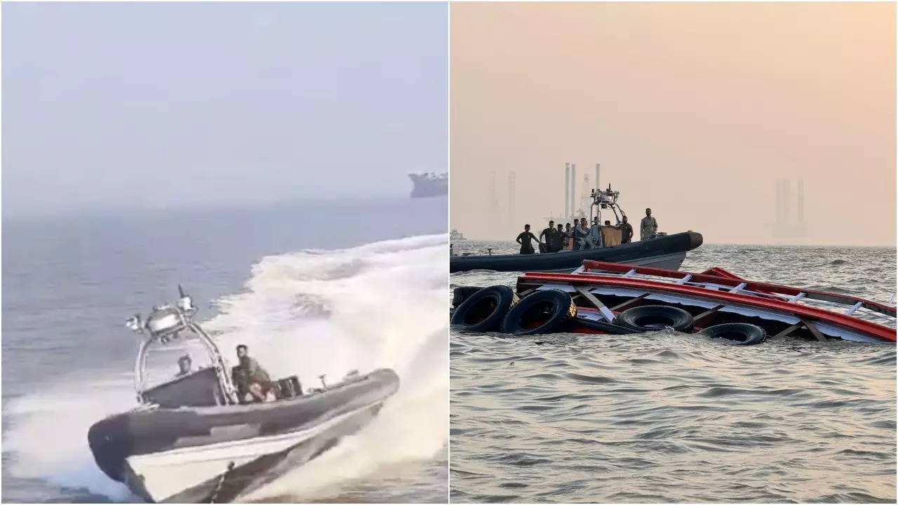 Watch: Navy speedboat rams Mumbai ferry, killing at least 13