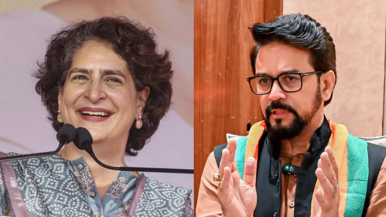 Priyanka Gandhi, Anurag Thakur to be part of 31-member JPC on ONOE