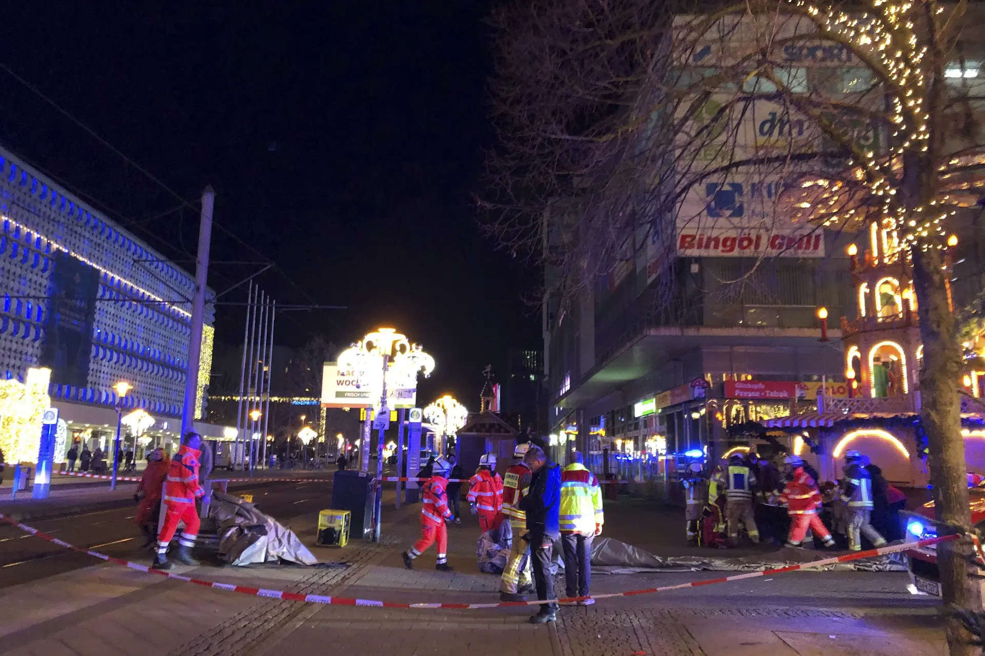 Tragedy at German Christmas market as speeding car leaves one dead, dozens injured