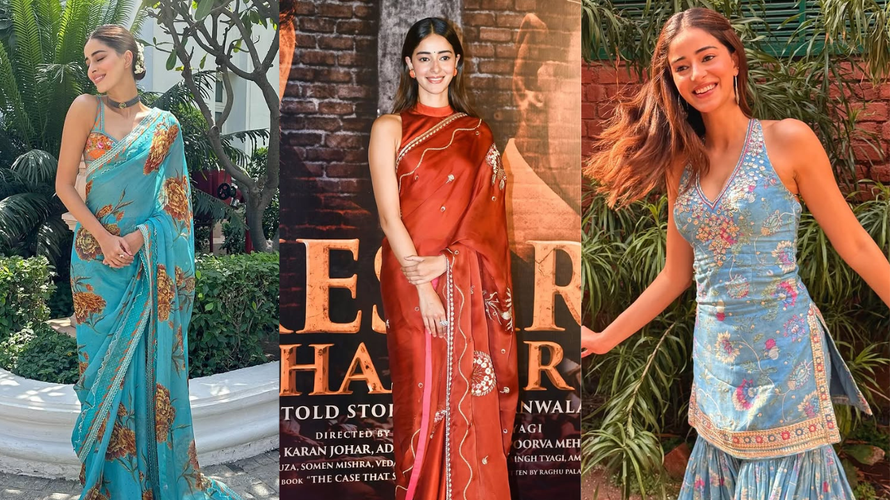 Steal these 4 statement ethnic looks of Ananya Panday