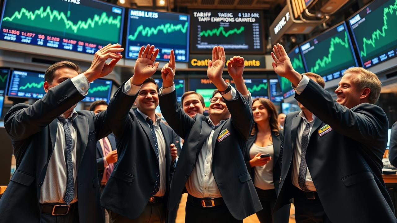 Global markets rally as Trump exempts electronics from tariffs; DAX & FTSE 100 lead gains