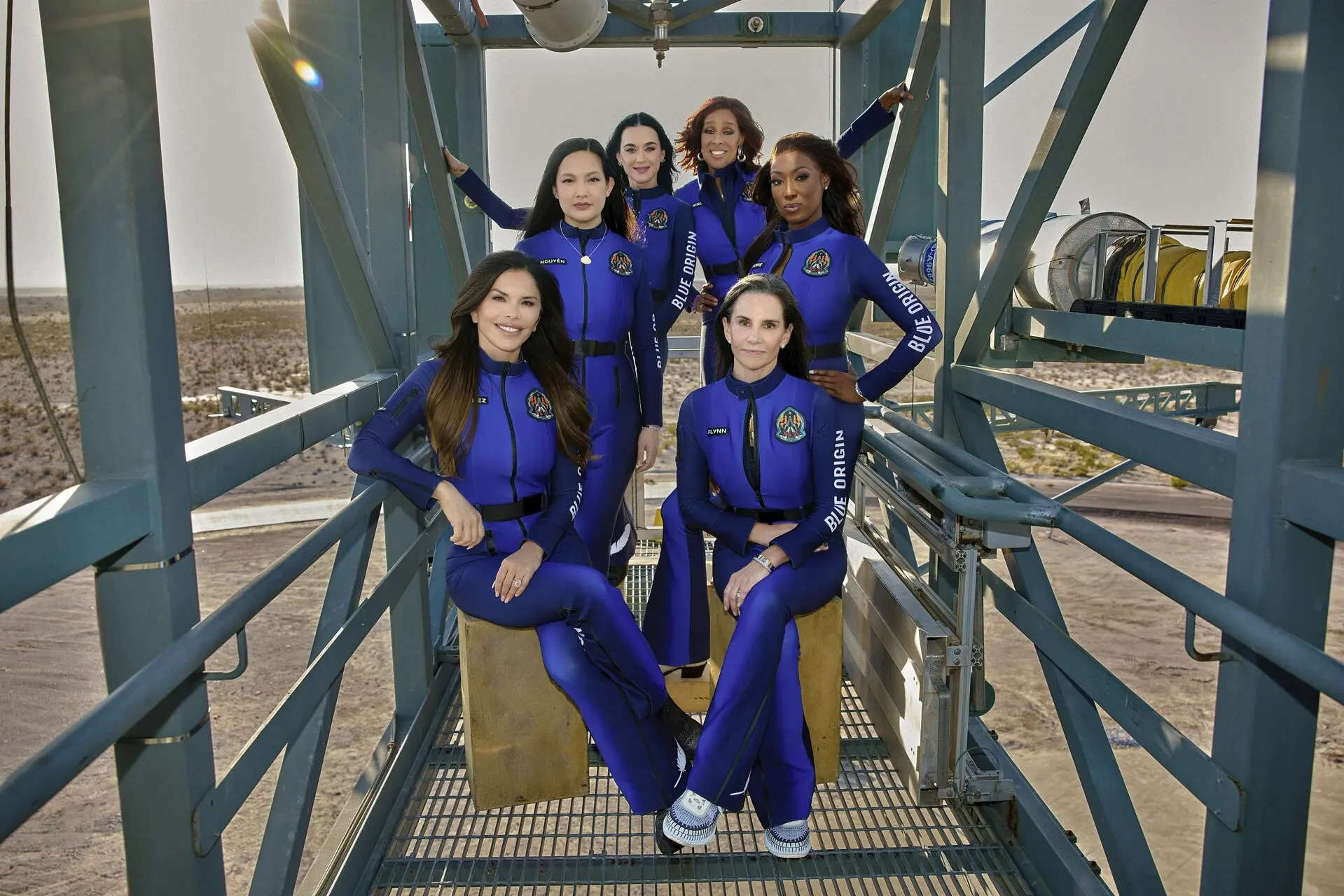Lauren Sanchez, Katy Perry in ‘Sexy’ Astronaut Suits for Blue Origin’s flight