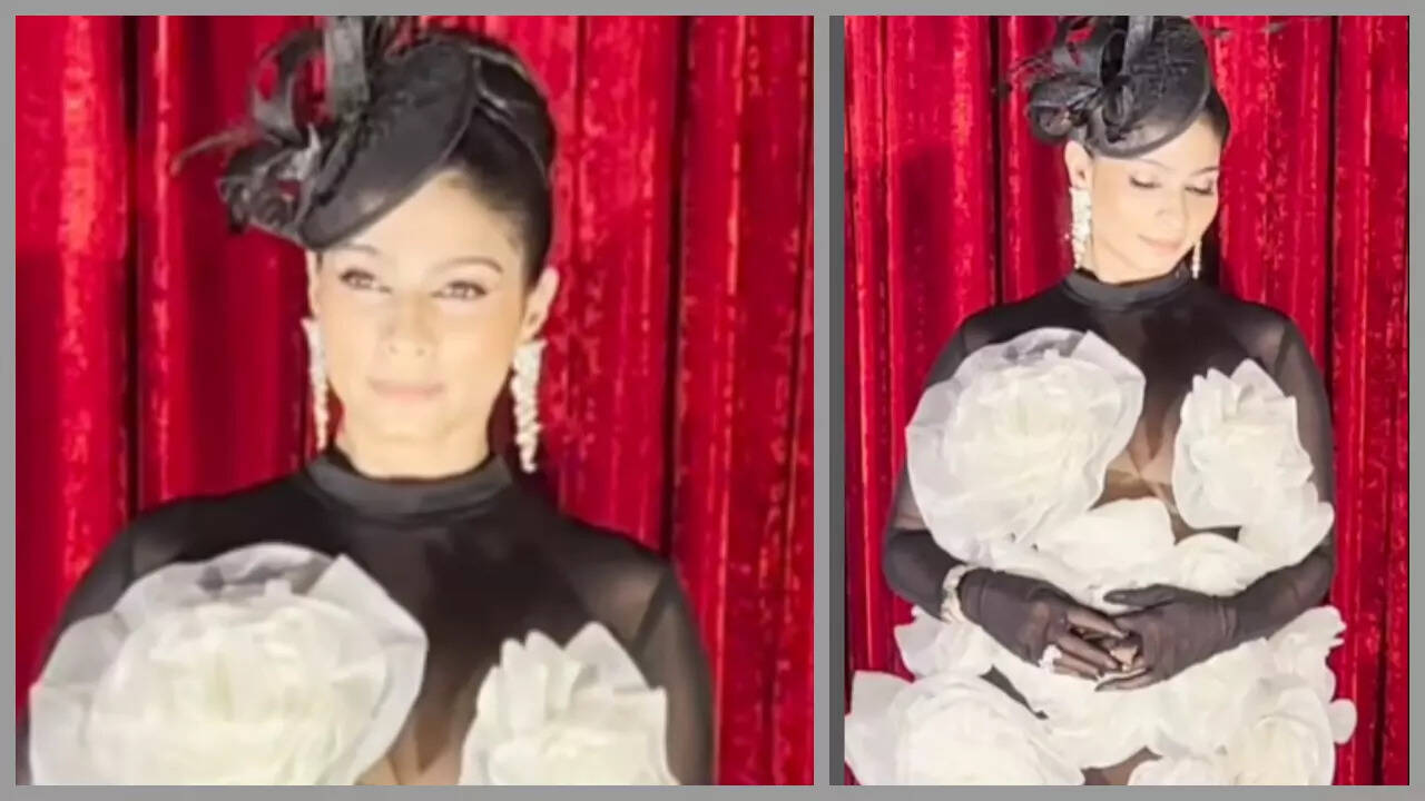 Netizens compare Tanishaa to Uorfi over her bold dress