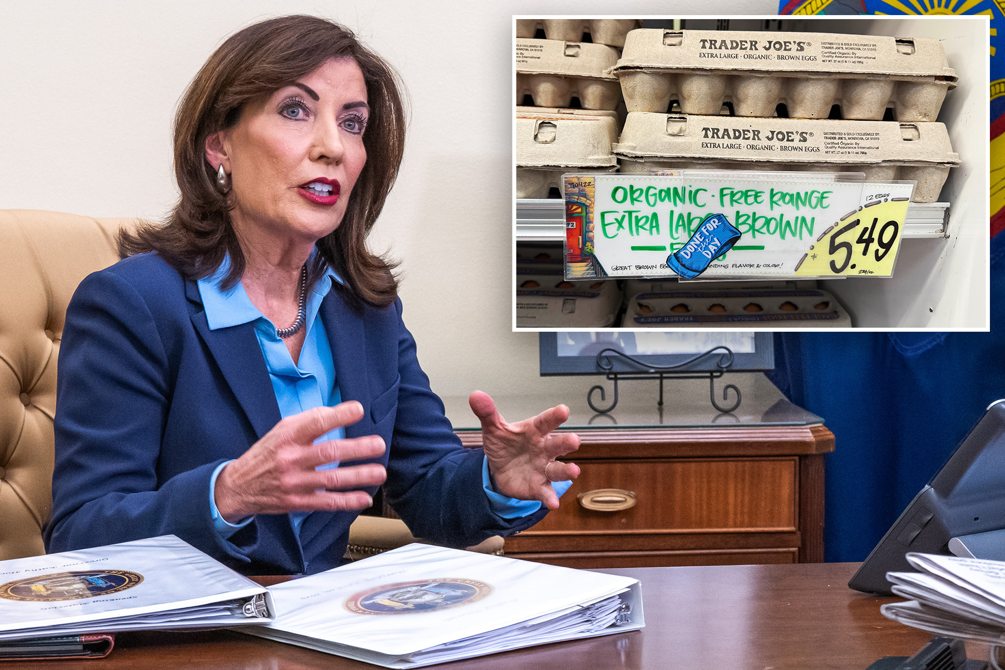 Kathy Hochul gets scrambled for claiming she ‘can’t afford’ eggs for Easter event