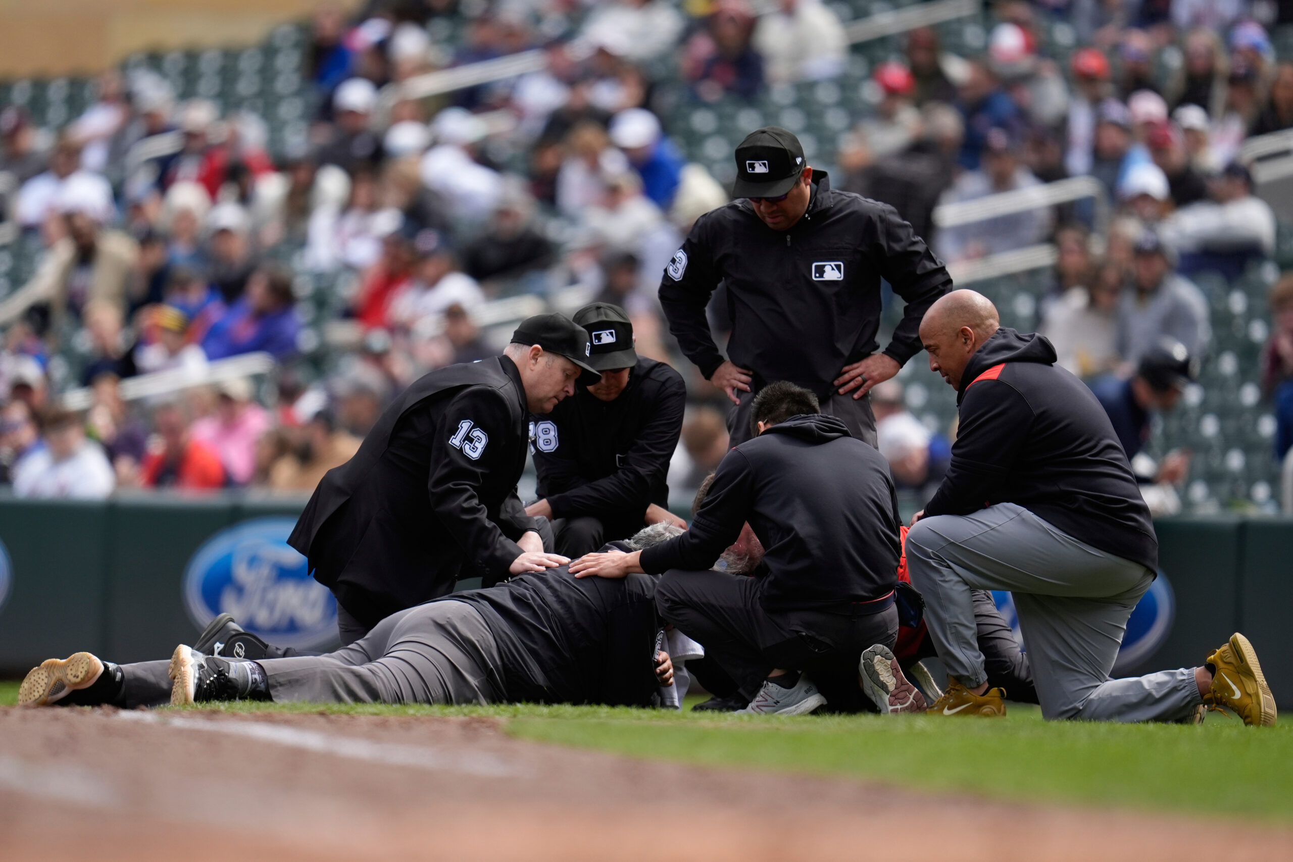 Tyrone Taylor opens up on ‘scary’ foul ball that struck umpire Hunter Wendelstedt in head: ‘Feels like it was my fault’