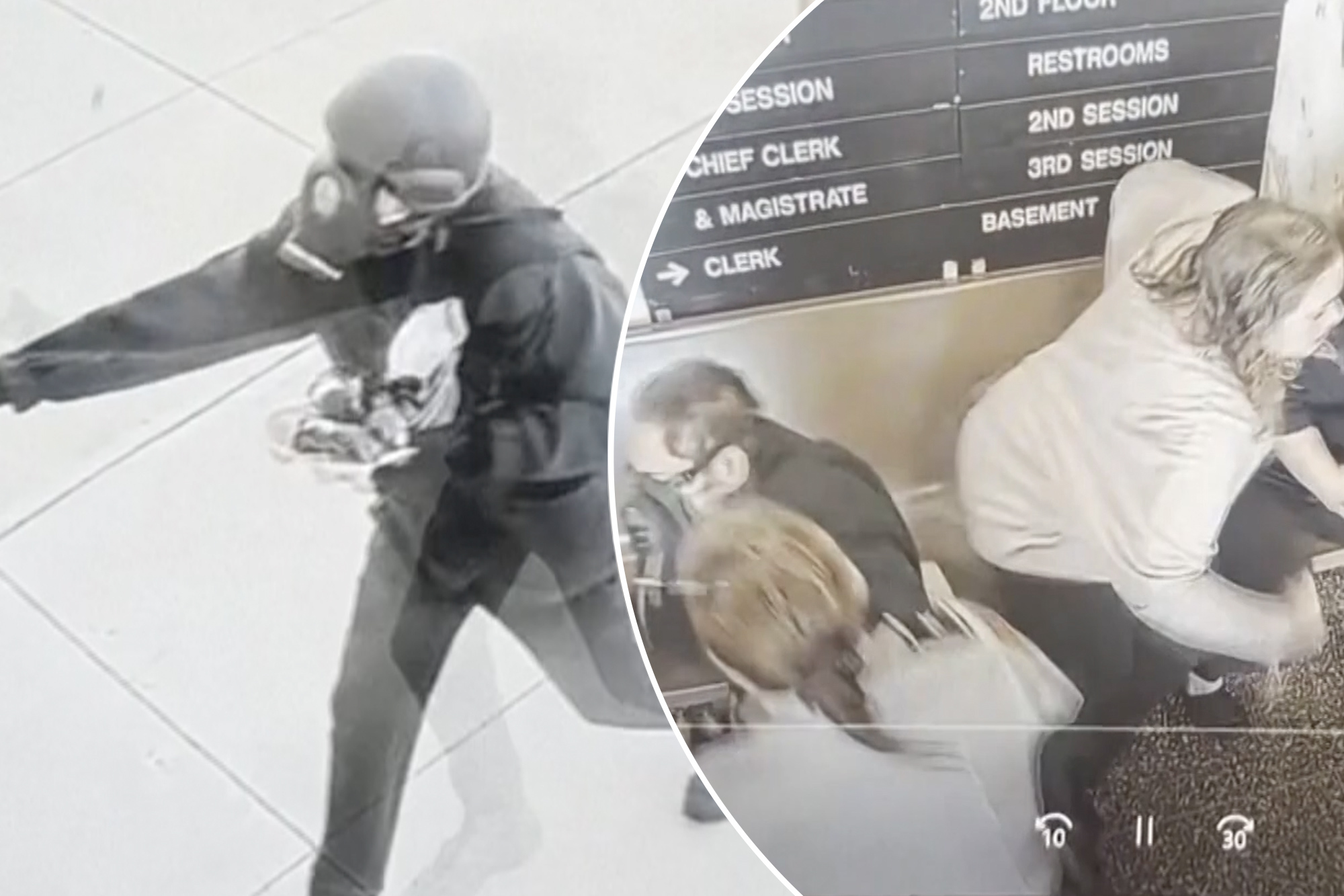 Massachusetts man accused of pepper spraying multiple officers and assaulting bystanders at courthouse