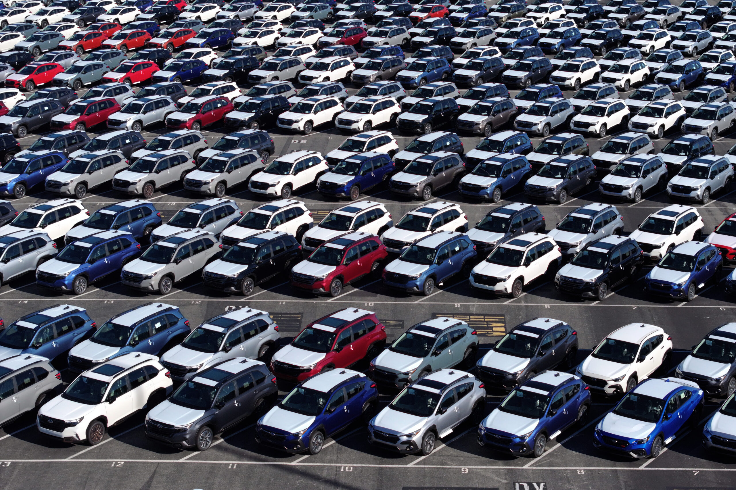 US vehicle supply falls as shoppers panic-buy cars to avoid Trump’s auto tariffs