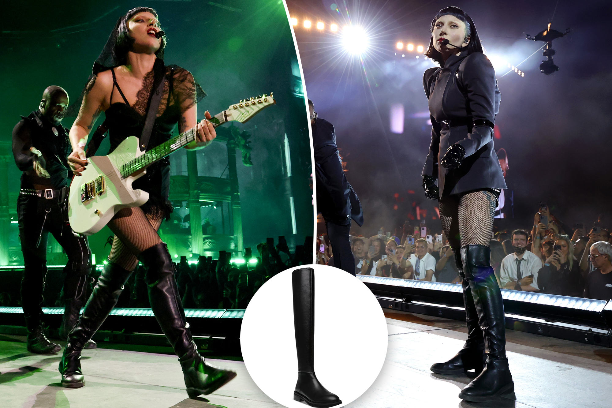 Lady Gaga paired dramatic designer looks with these under- boots at Coachella